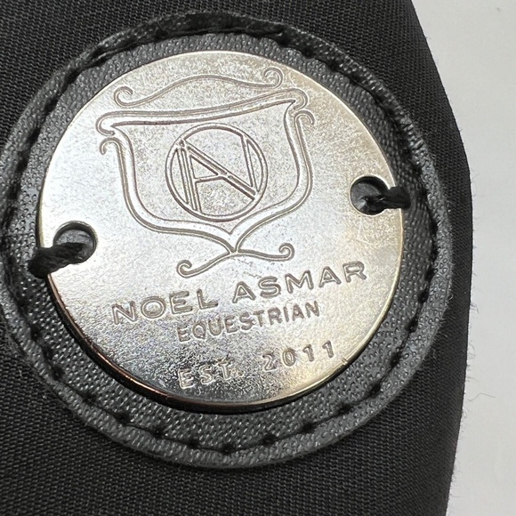 Noel Asmar Jacket Coat Black Button up & Zipper Equestrian Rain Coat Size XXS - Picture 9 of 12
